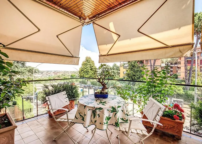 Terrazza Piccolomini: Elegant Stunning View Over Rome/st Peter's Dome * Rzym